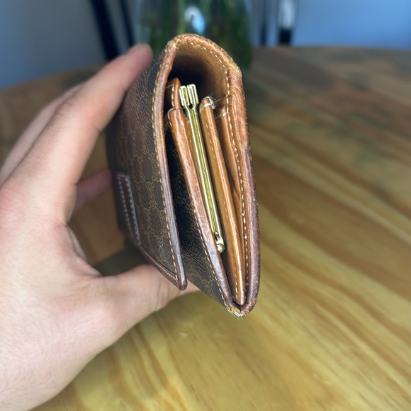 Authentic Celine Macadam Brown Continental Long Wallet - Picture 7 of 8
